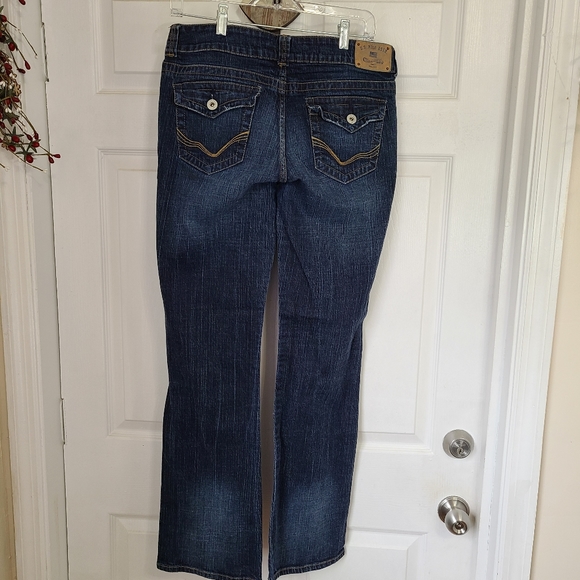 (892) US Polo Association Woman's Stright Leg Jeans, Size: 13/14 Color: Blue - Picture 12 of 13